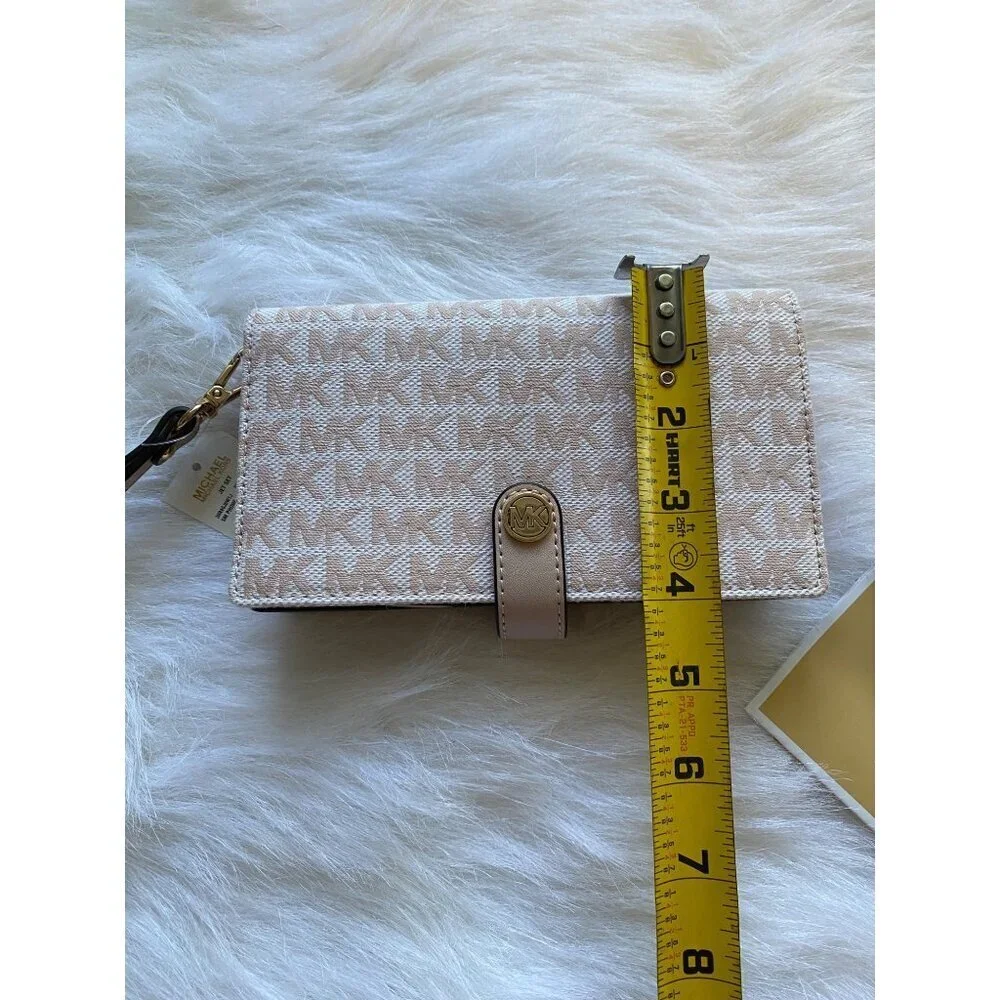 Michael Kors Jet Set Small Phone Case,  Wristlet Wallet, Soft Pink